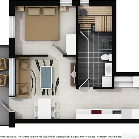 Apartamento Levillas Levin Kunkku Levi